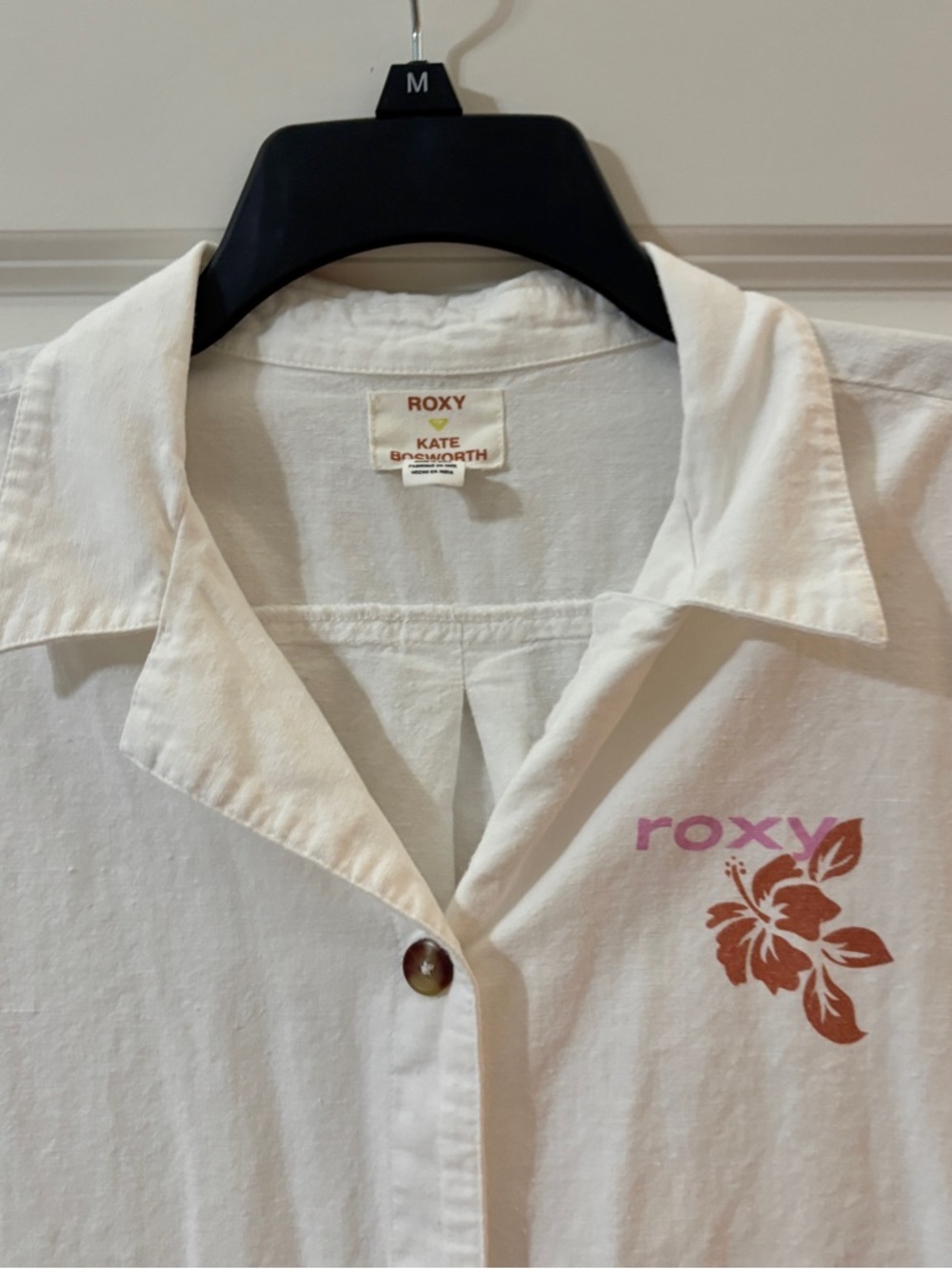 Roxy x Kate Bosworth Short Sleeve Button-Down Top - Picture 4 of 8